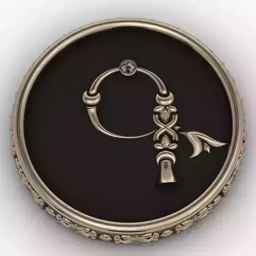 Brooche with armenian letter G