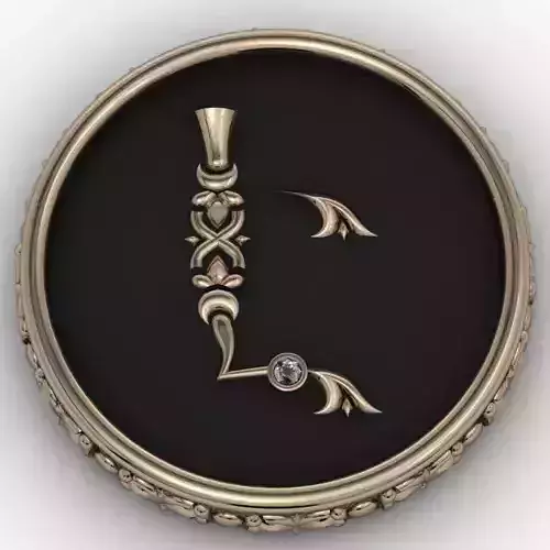 Brooche with armenian letter Eh