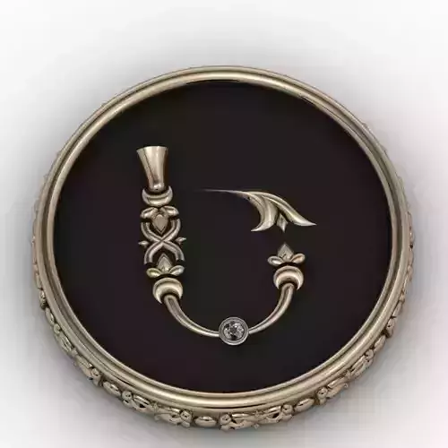 Brooche with armenian letter E