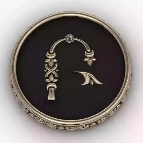 Brooche with armenian letter B