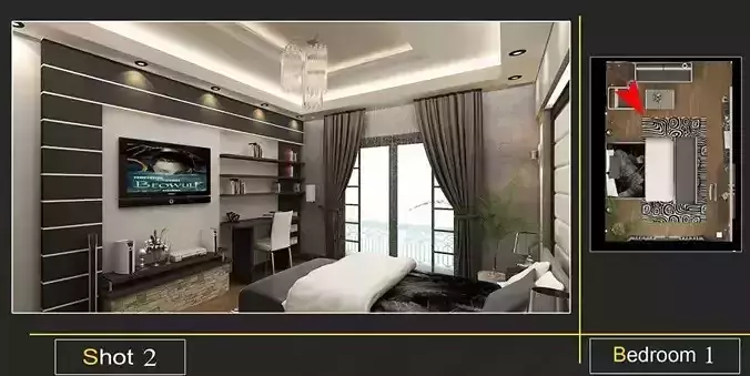 Bedroom interior design 