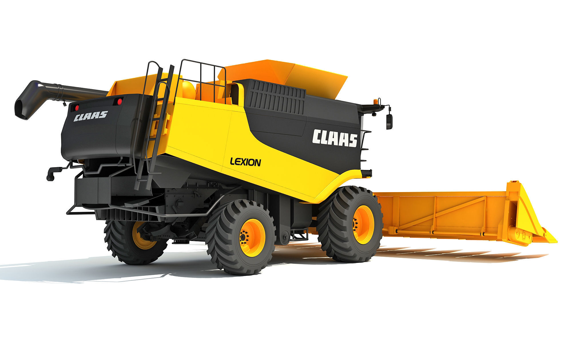 Claas Combine 3D model_5