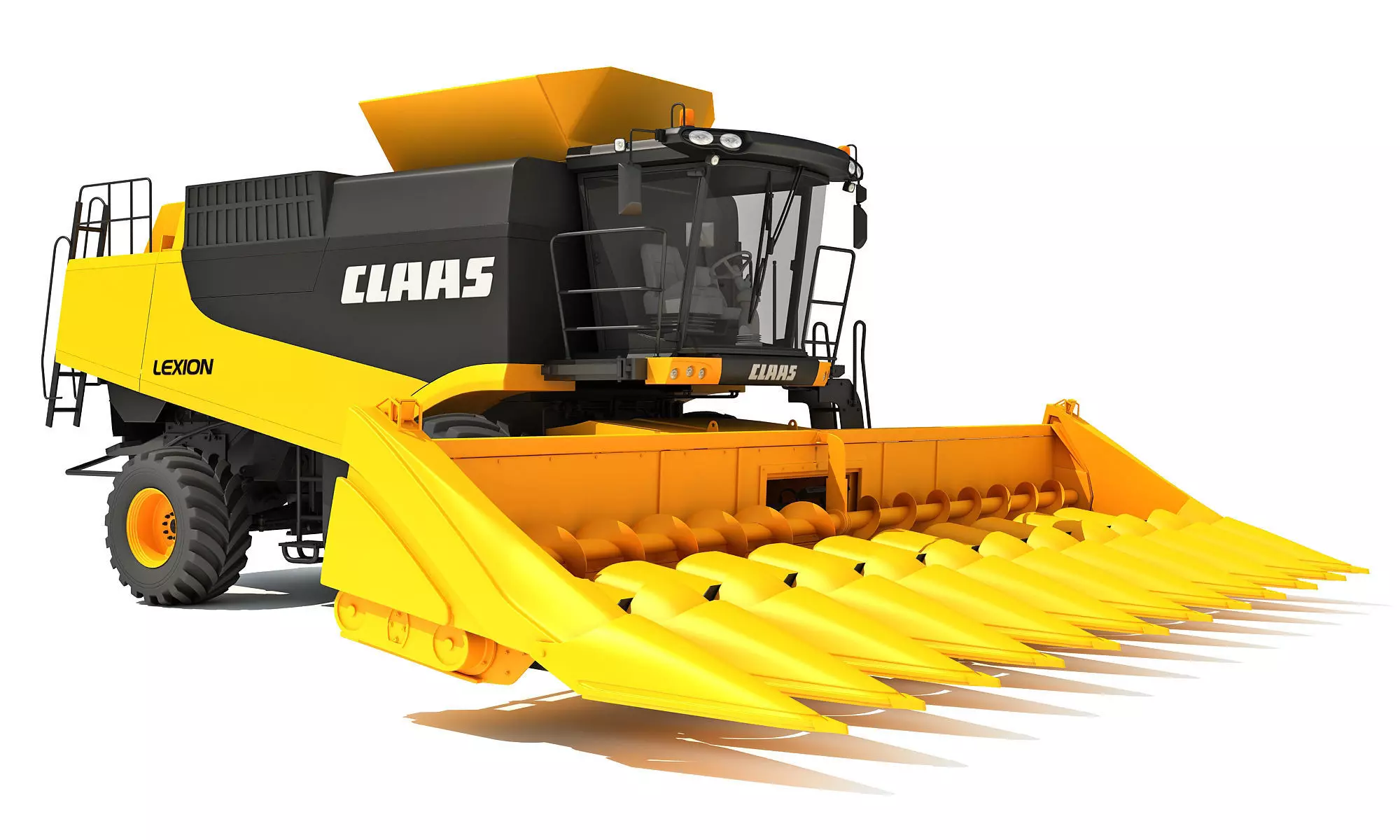 Claas Combine 3D model_0