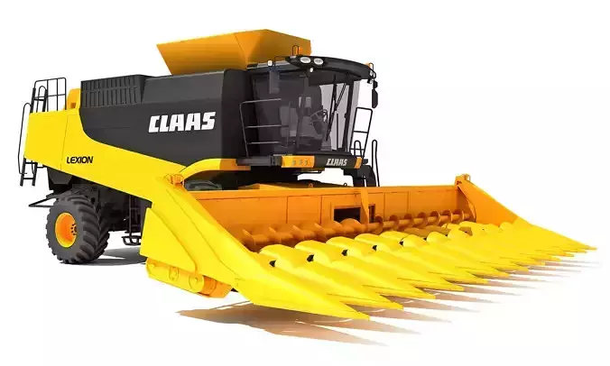 Claas Combine 3D model