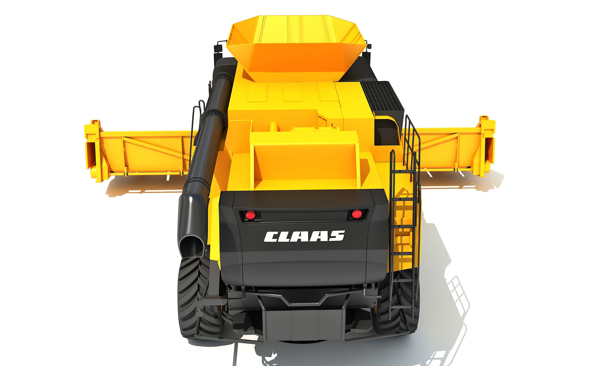 Claas Combine 3D model_4