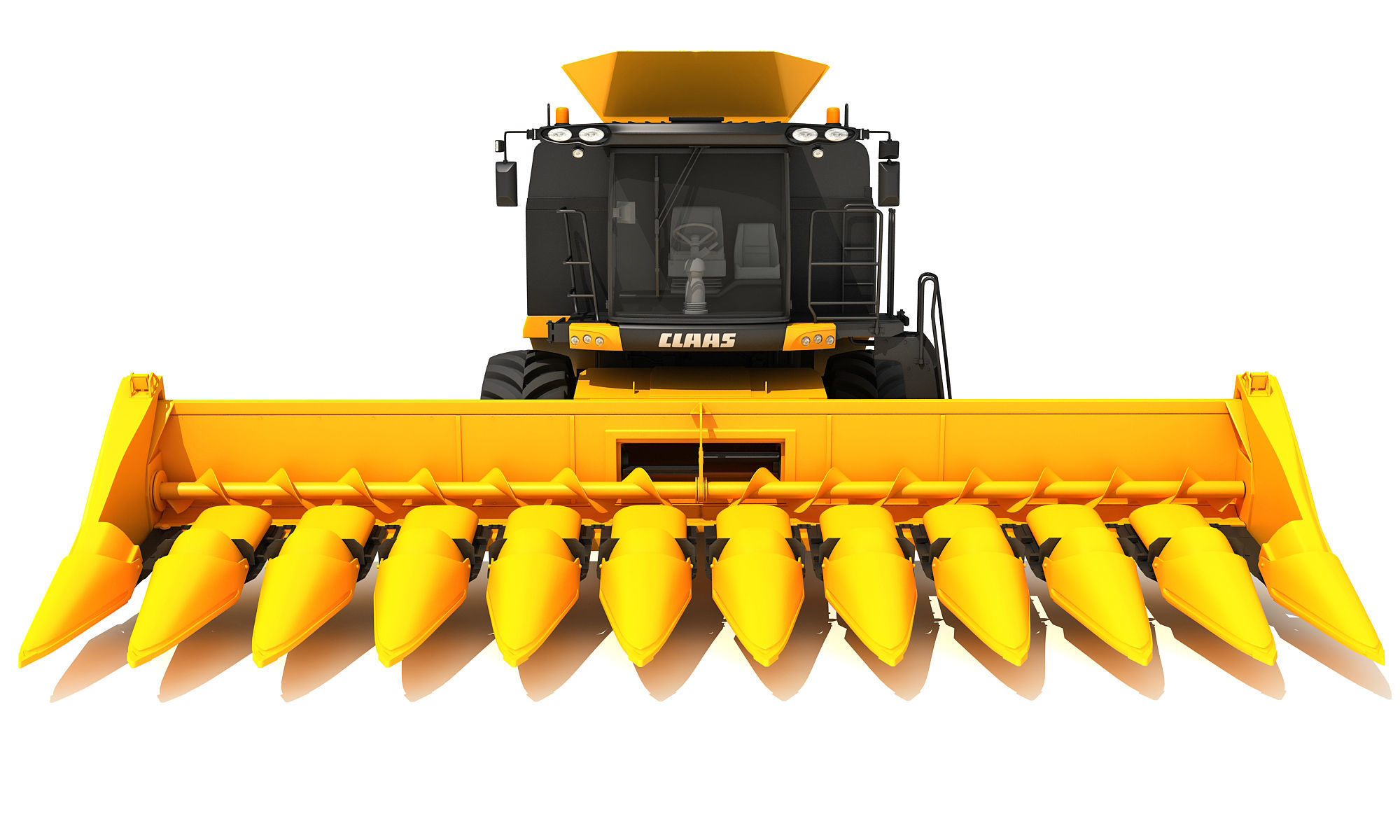 Claas Combine 3D model_8