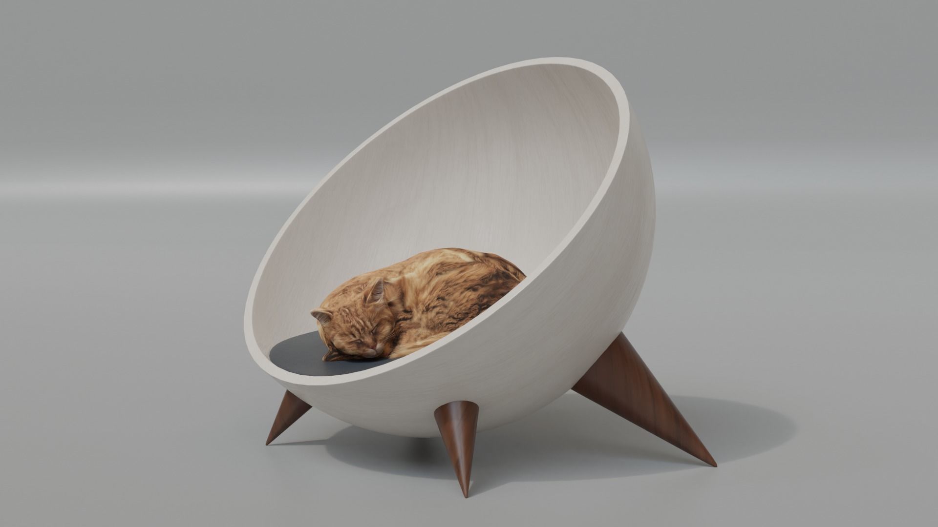 Pet bed - Cat - dog - Cat bed 3D model_1