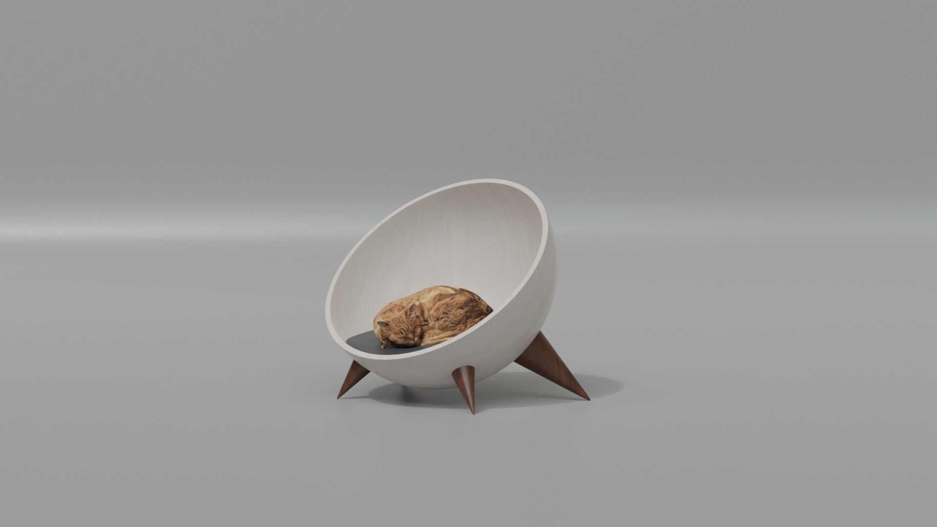Pet bed - Cat - dog - Cat bed 3D model_3