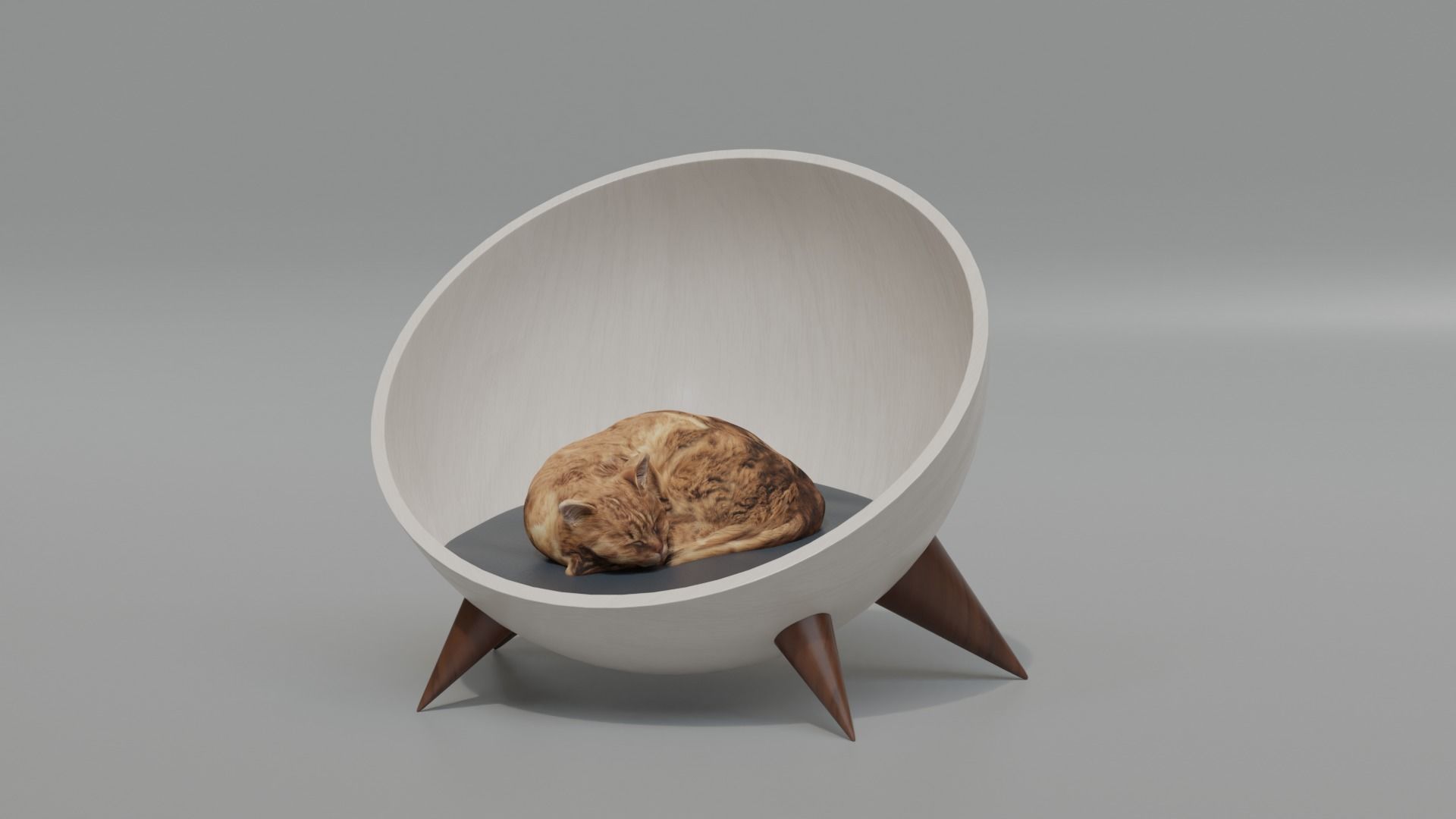 Pet bed - Cat - dog - Cat bed 3D model_2