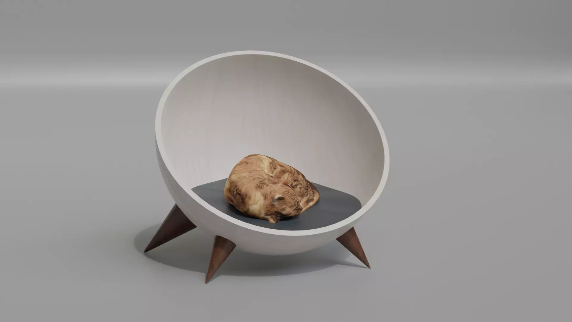 Pet bed - Cat - dog - Cat bed 3D model_0