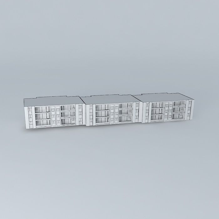 Port Bouet Abidjan Apartment Free 3D model_4