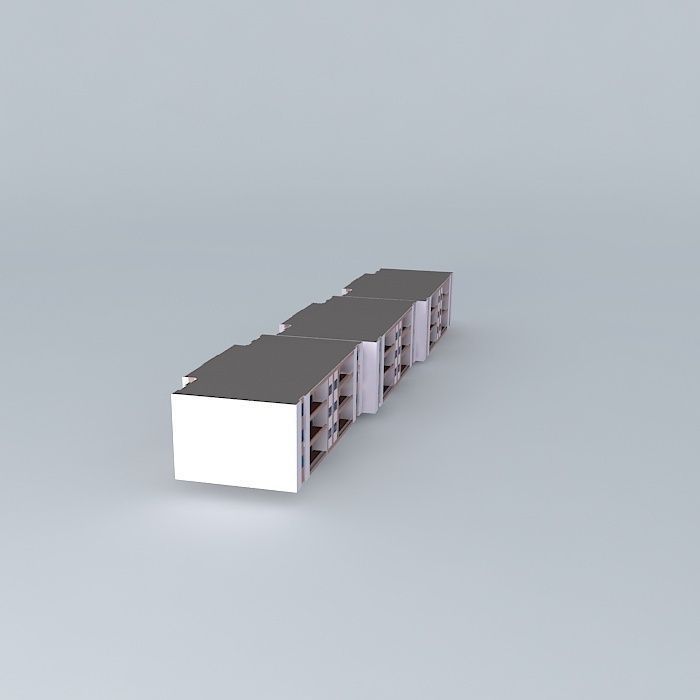 Port Bouet Abidjan Apartment Free 3D model_2