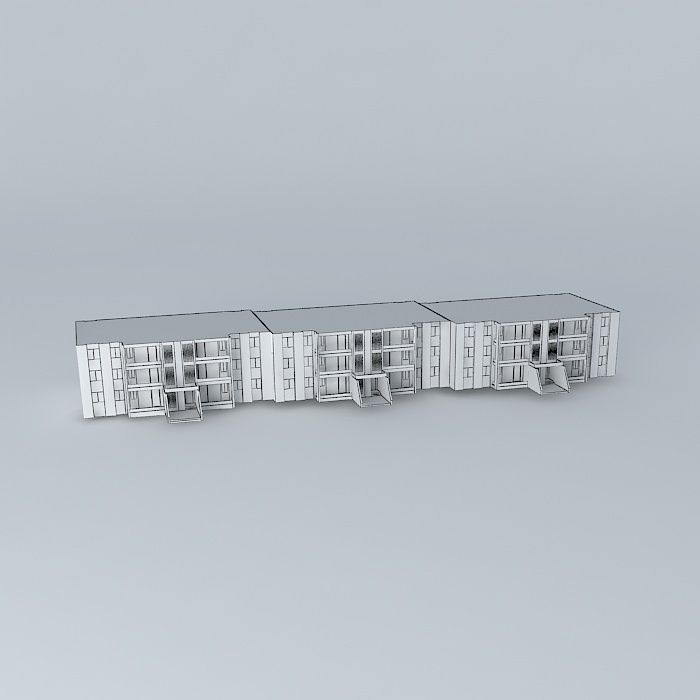 Port Bouet Abidjan Apartment Free 3D model_3