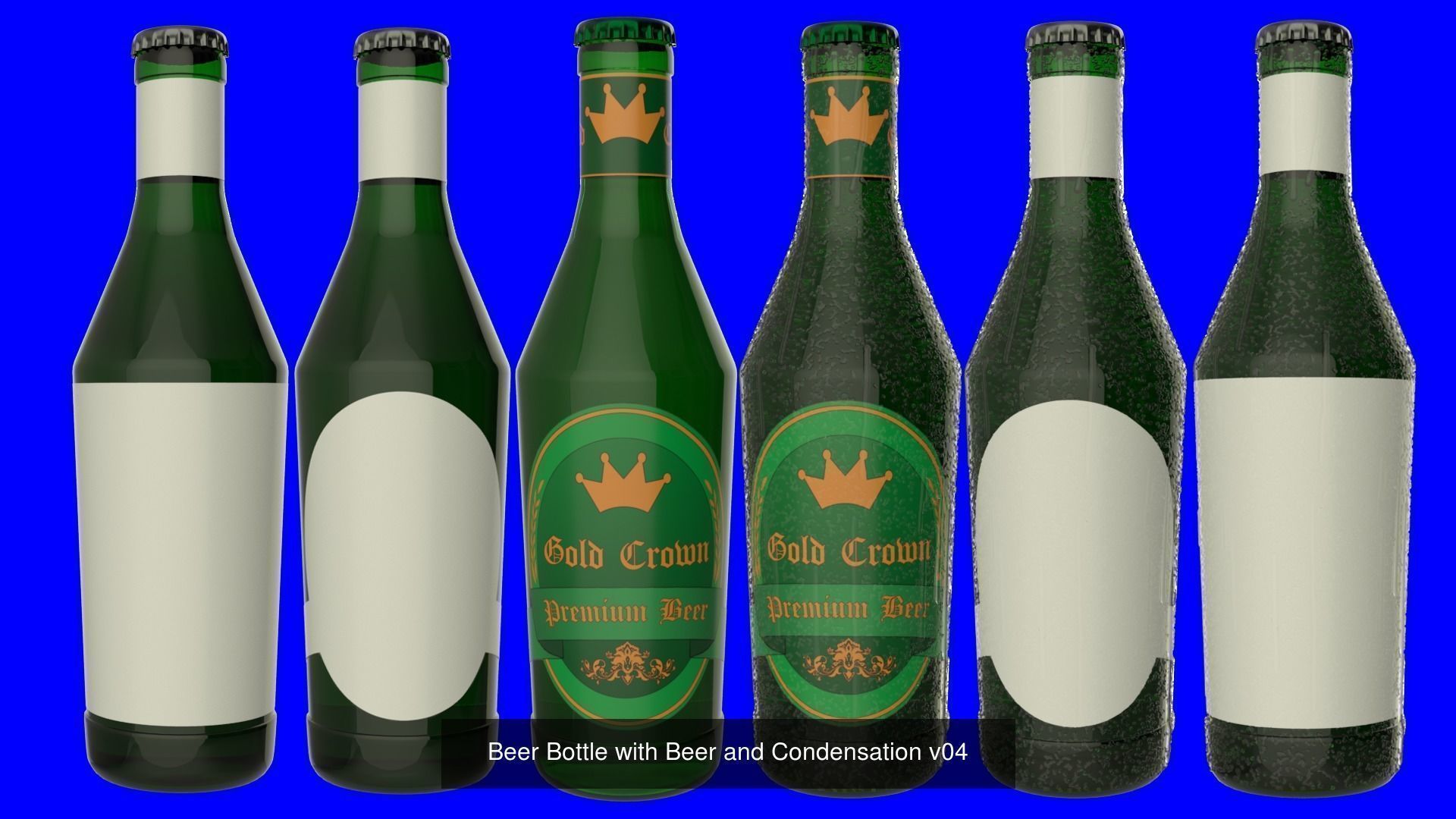 10 Beer Bottles with condensation collection _4
