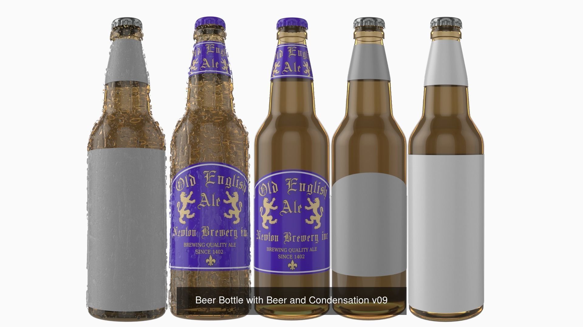 10 Beer Bottles with condensation collection _9