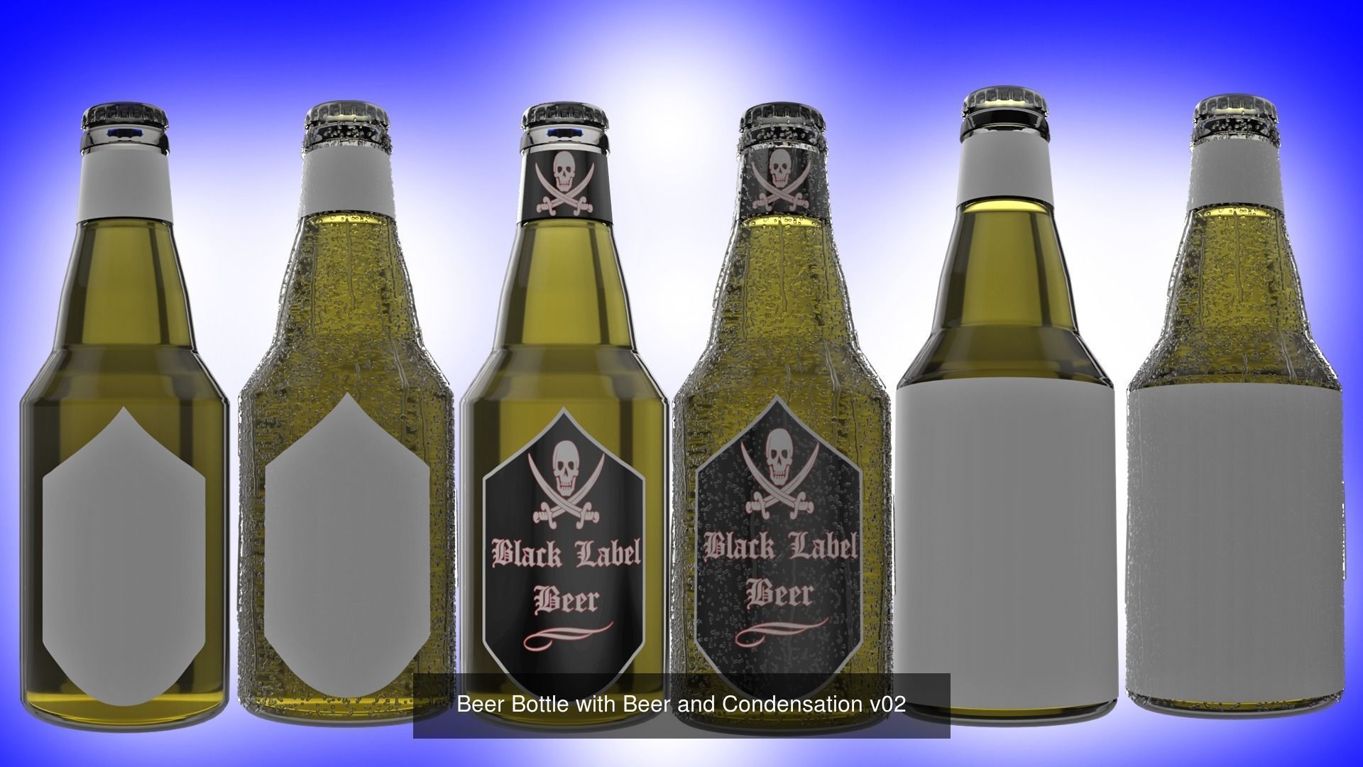 10 Beer Bottles with condensation collection _2
