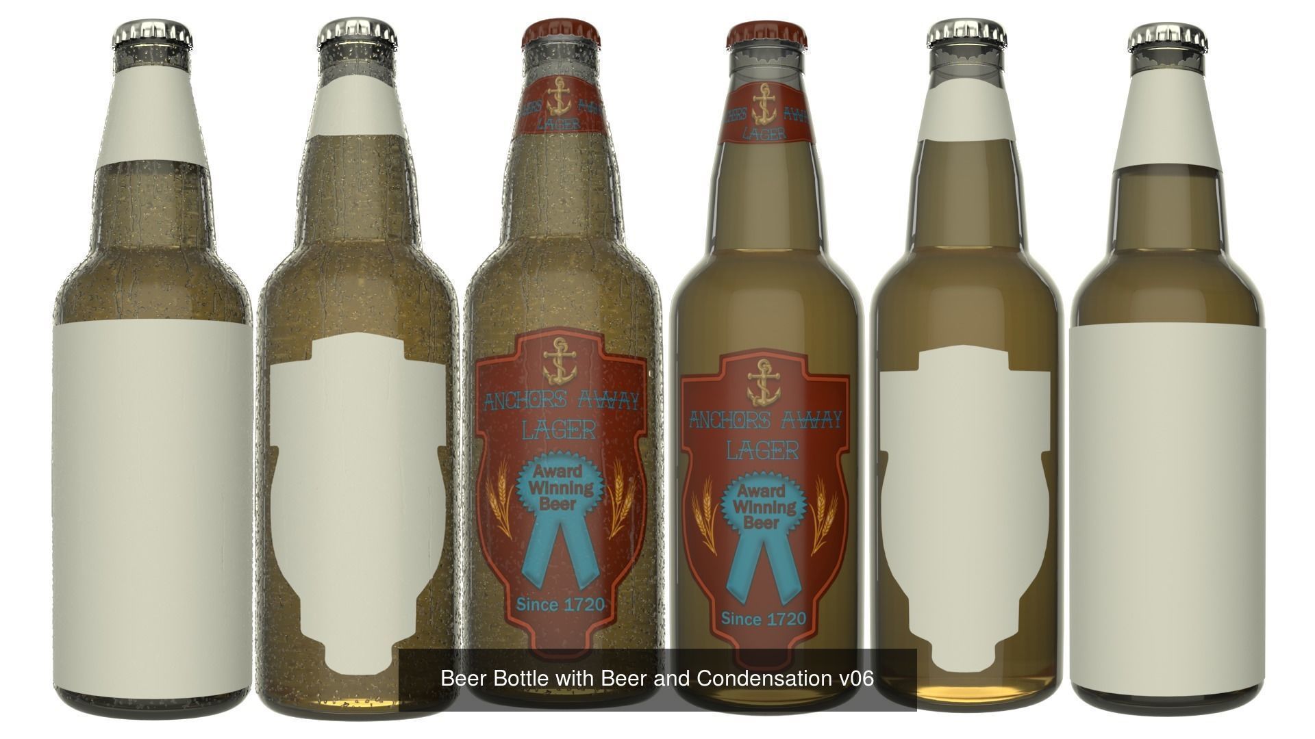 10 Beer Bottles with condensation collection _6