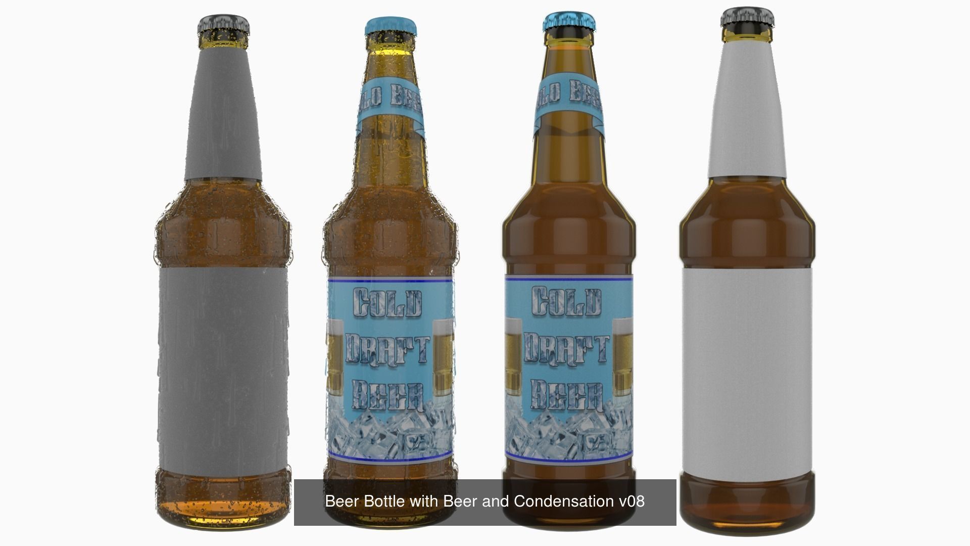 10 Beer Bottles with condensation collection _8