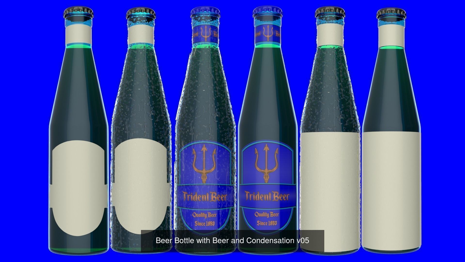 10 Beer Bottles with condensation collection _5