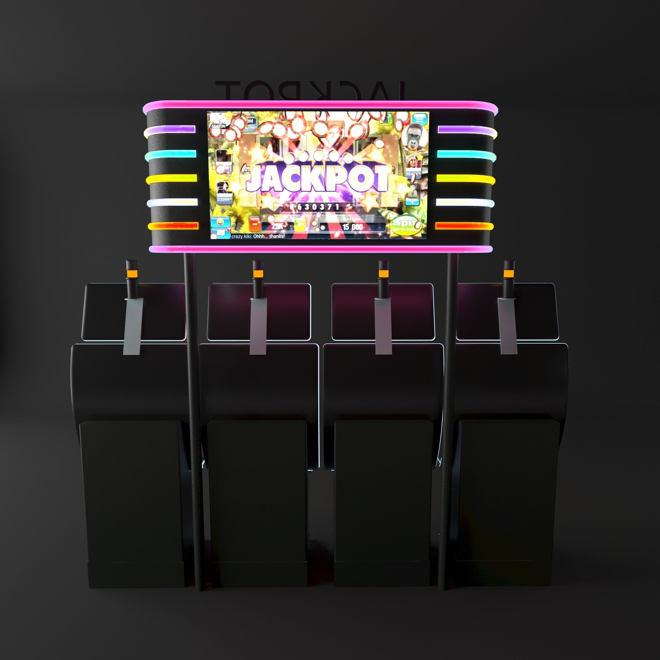 curve casino slot machine 3D model_4