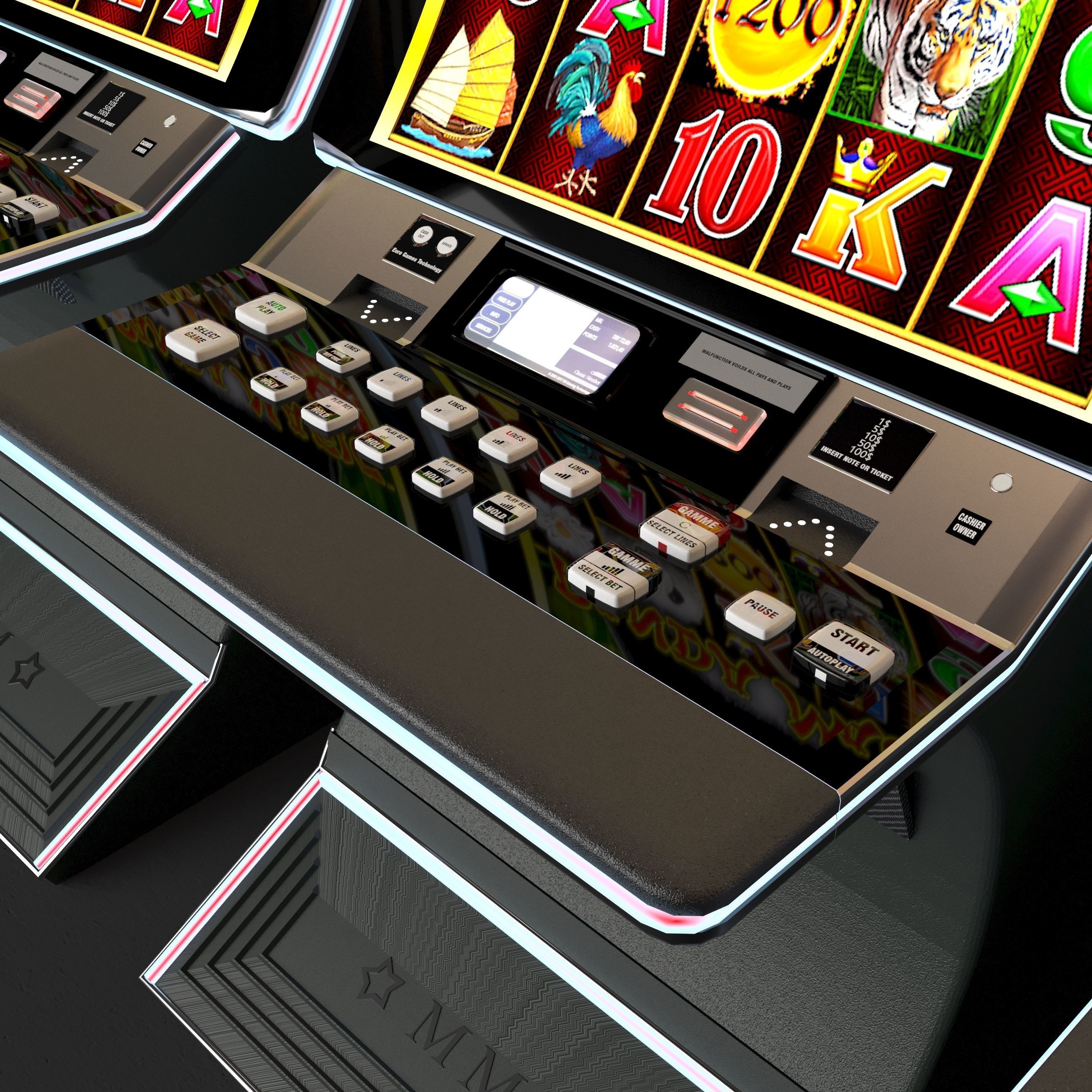 curve casino slot machine 3D model_6