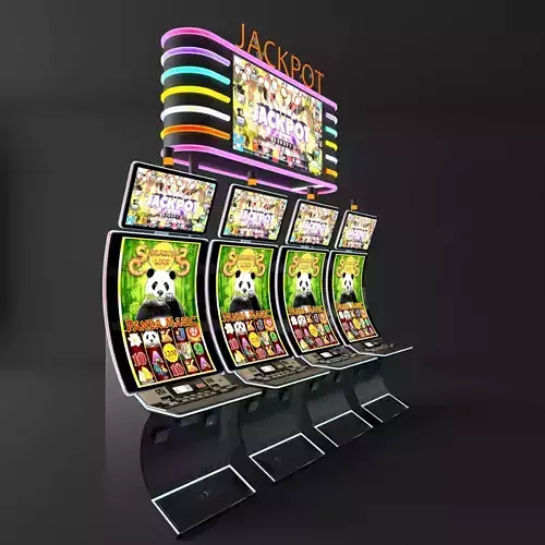curve casino slot machine 3D model