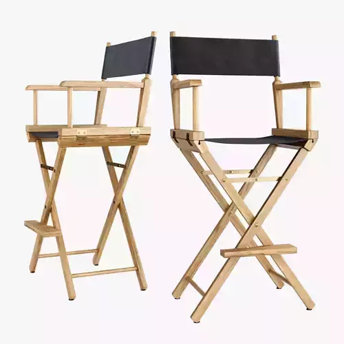 Directors Chair Los Angeles 3D model