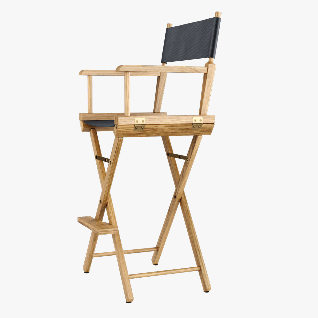 Directors Chair Los Angeles 3D model_3