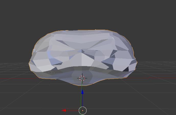 first attempt at a rock or bolder Free 3D model_4