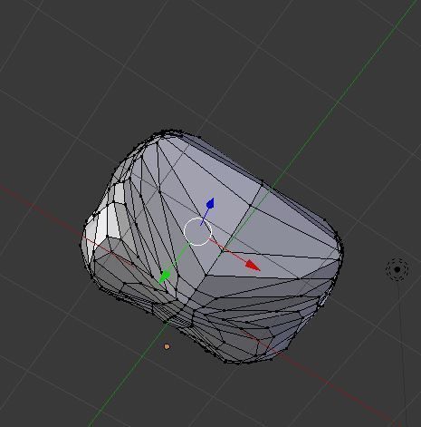first attempt at a rock or bolder Free 3D model_2