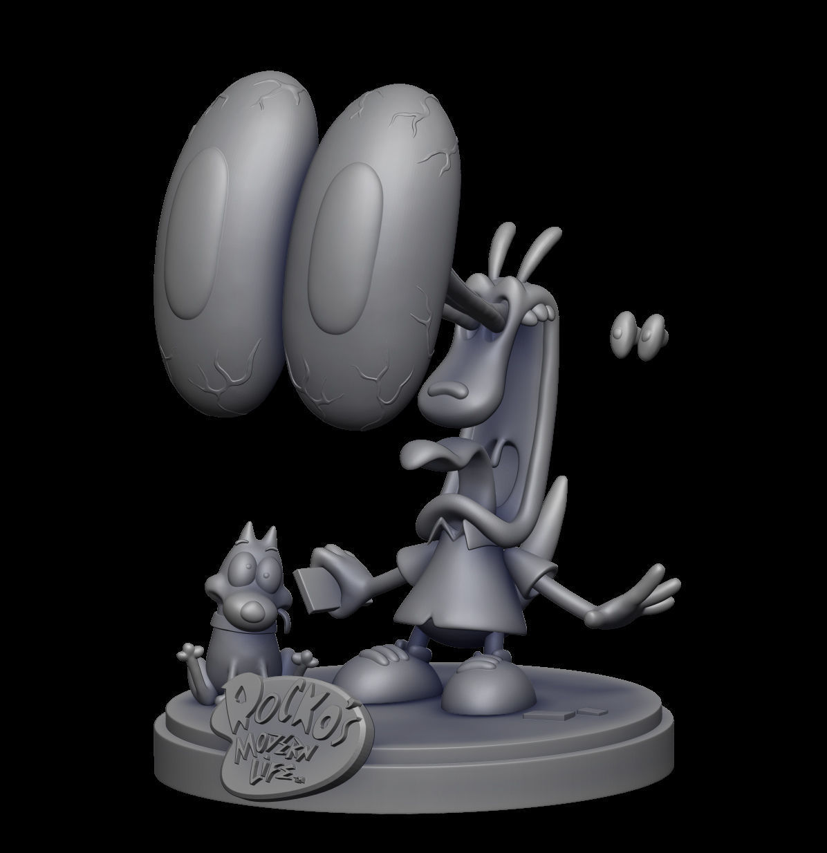 Diorama Rocko Modern Life  3D PRINT 3D print model_4