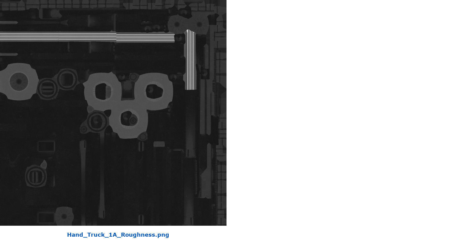 Hand Truck And Boxes 1A Low-poly 3D model_14