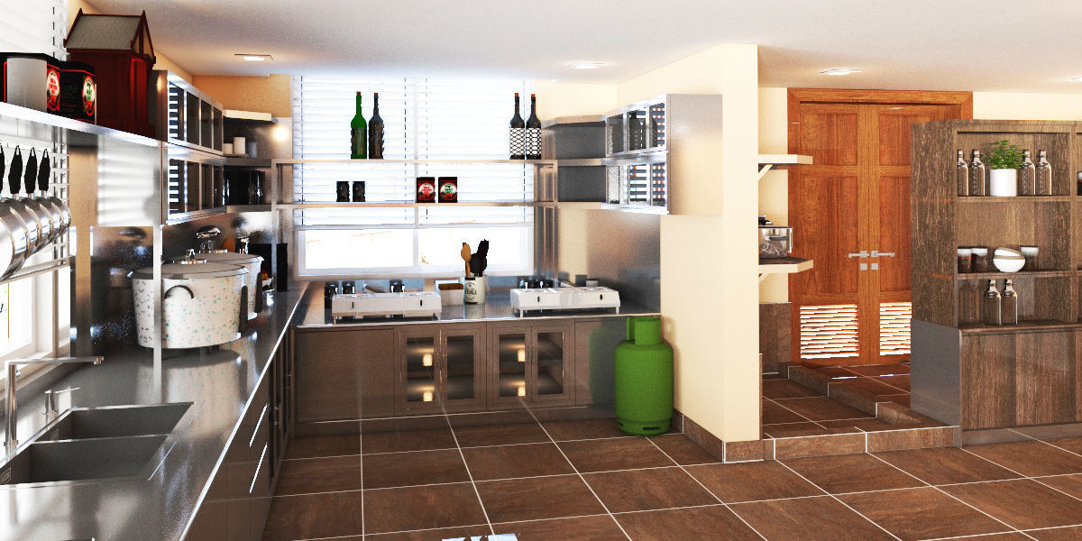 Kitchen Design 3D model_3