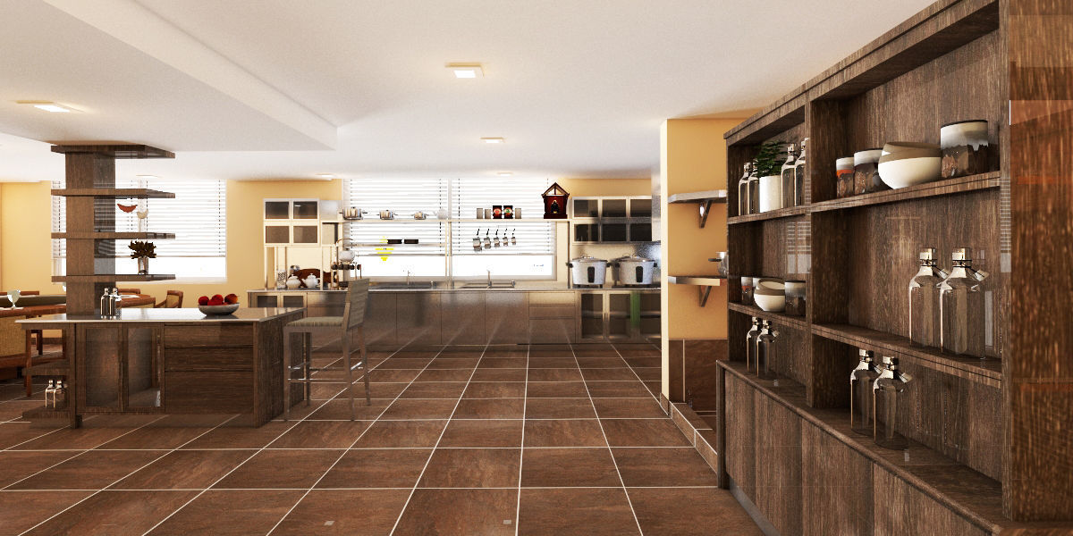 Kitchen Design 3D model_1