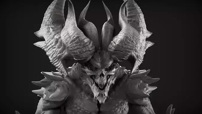 Demon 1 High Poly Sculpt