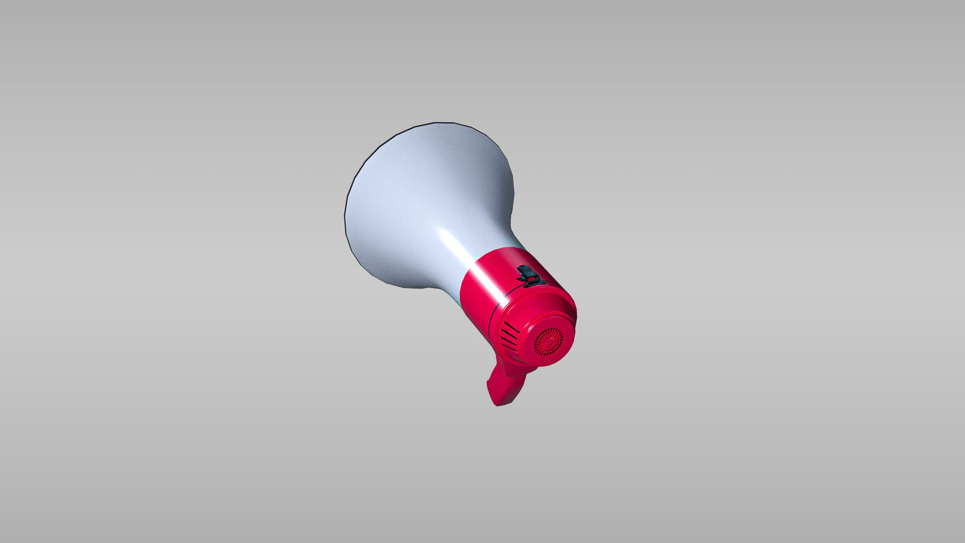 Megaphone 3D model_4