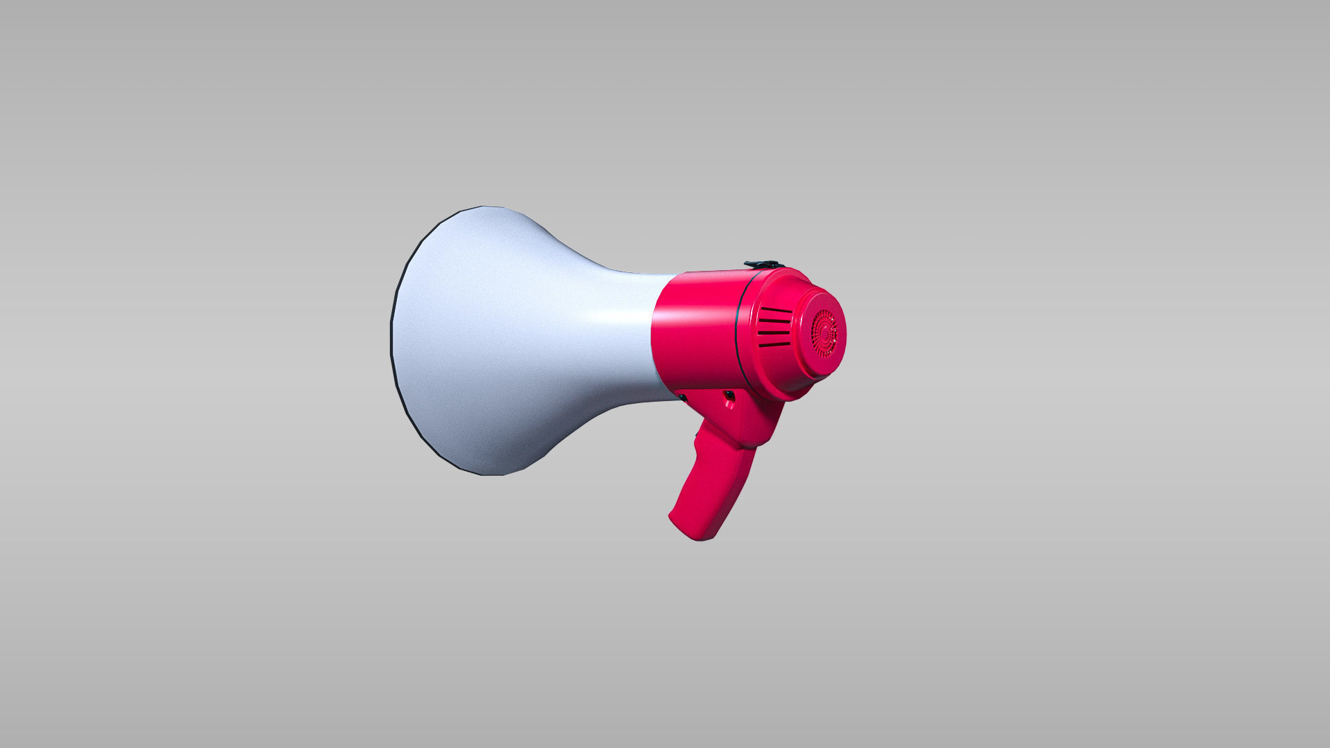 Megaphone 3D model_3