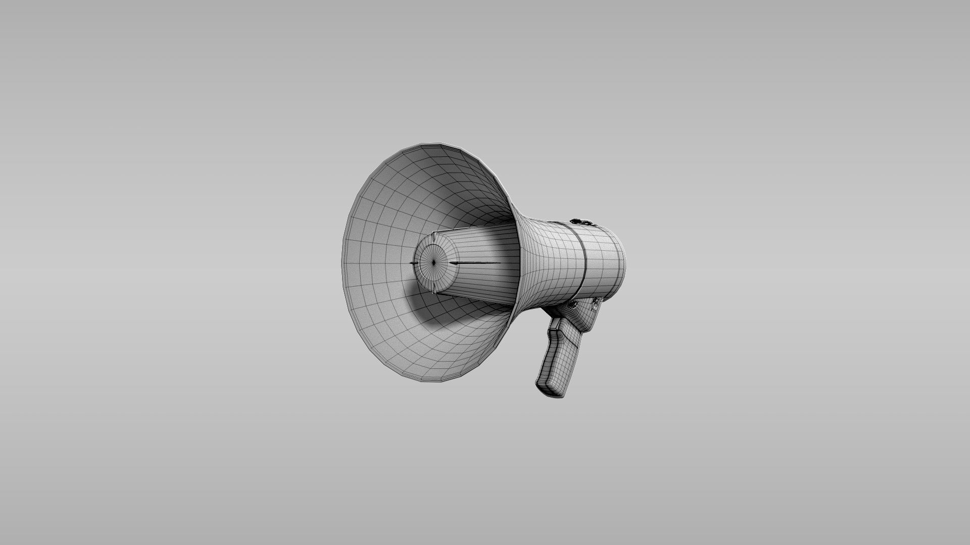 Megaphone 3D model_6