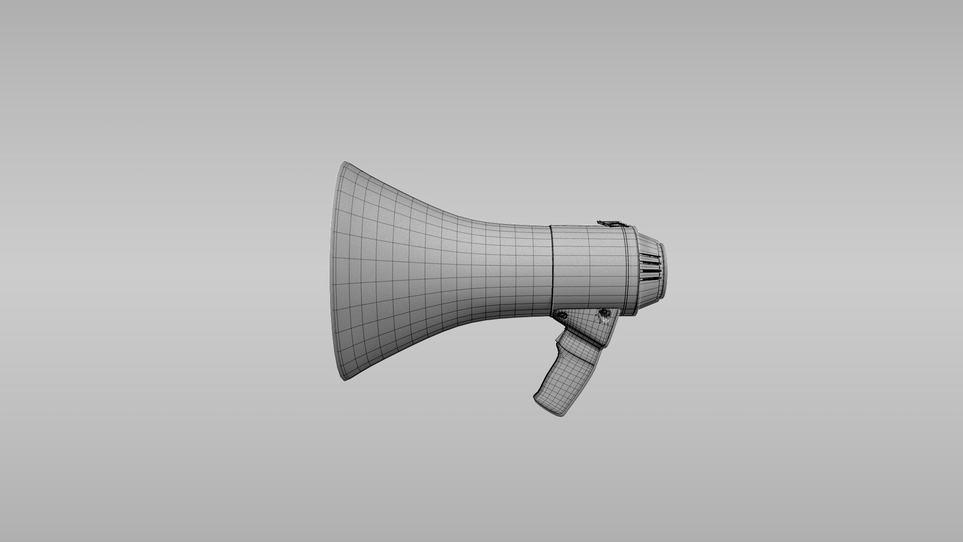 Megaphone 3D model_7