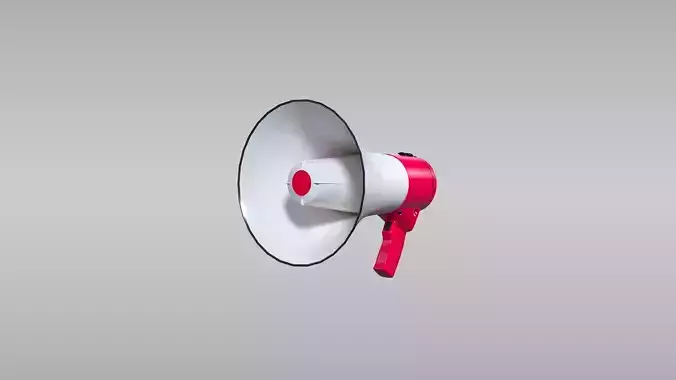 Megaphone 3D model