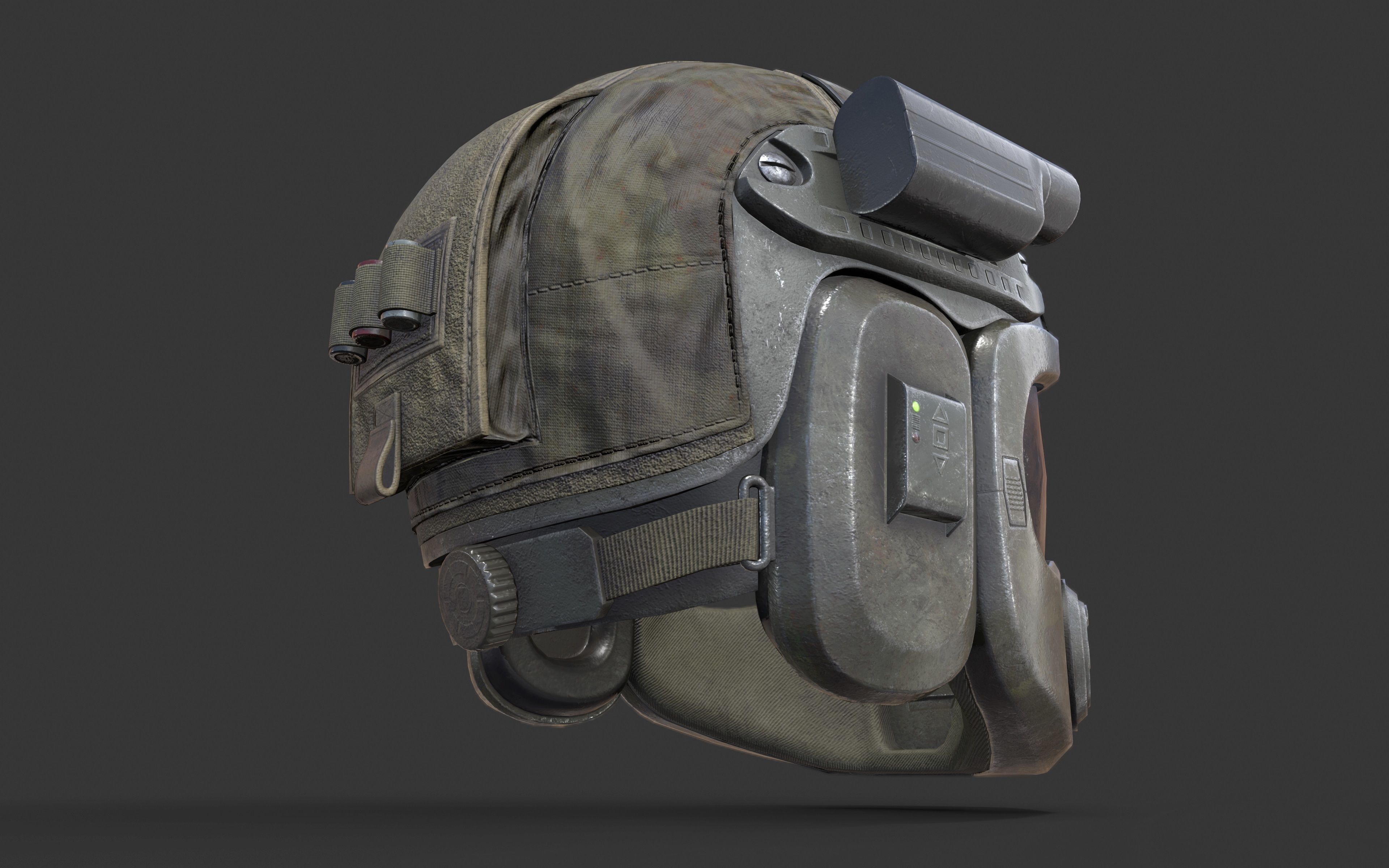Special forces combat helmet Low-poly 3D model_5
