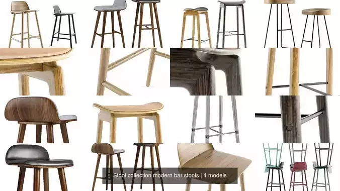 Stool collection modern bar stools