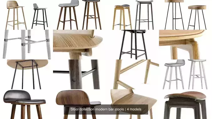 Stool collection modern bar stools 