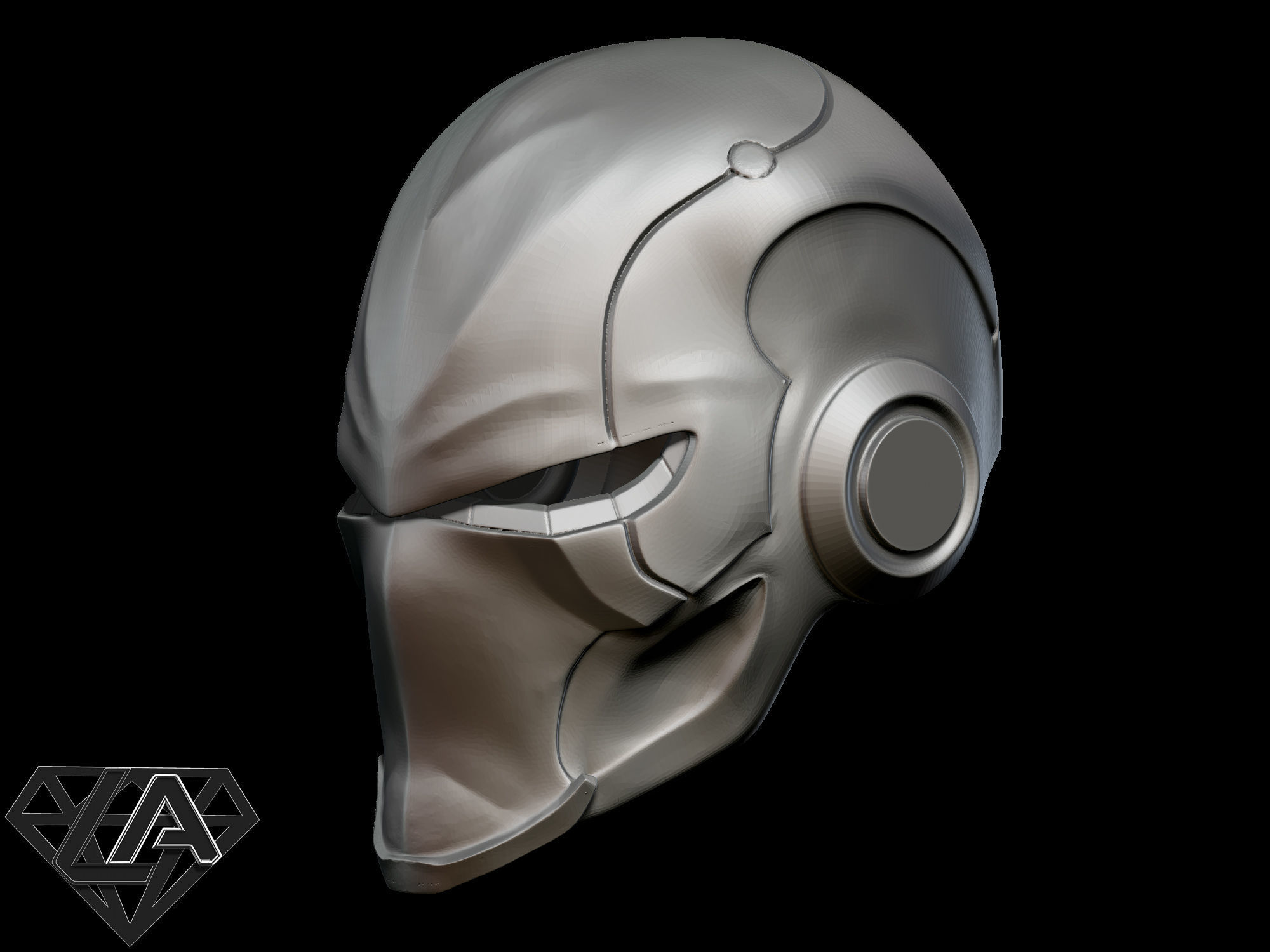 Ronin warrior helmet 3D print model_2