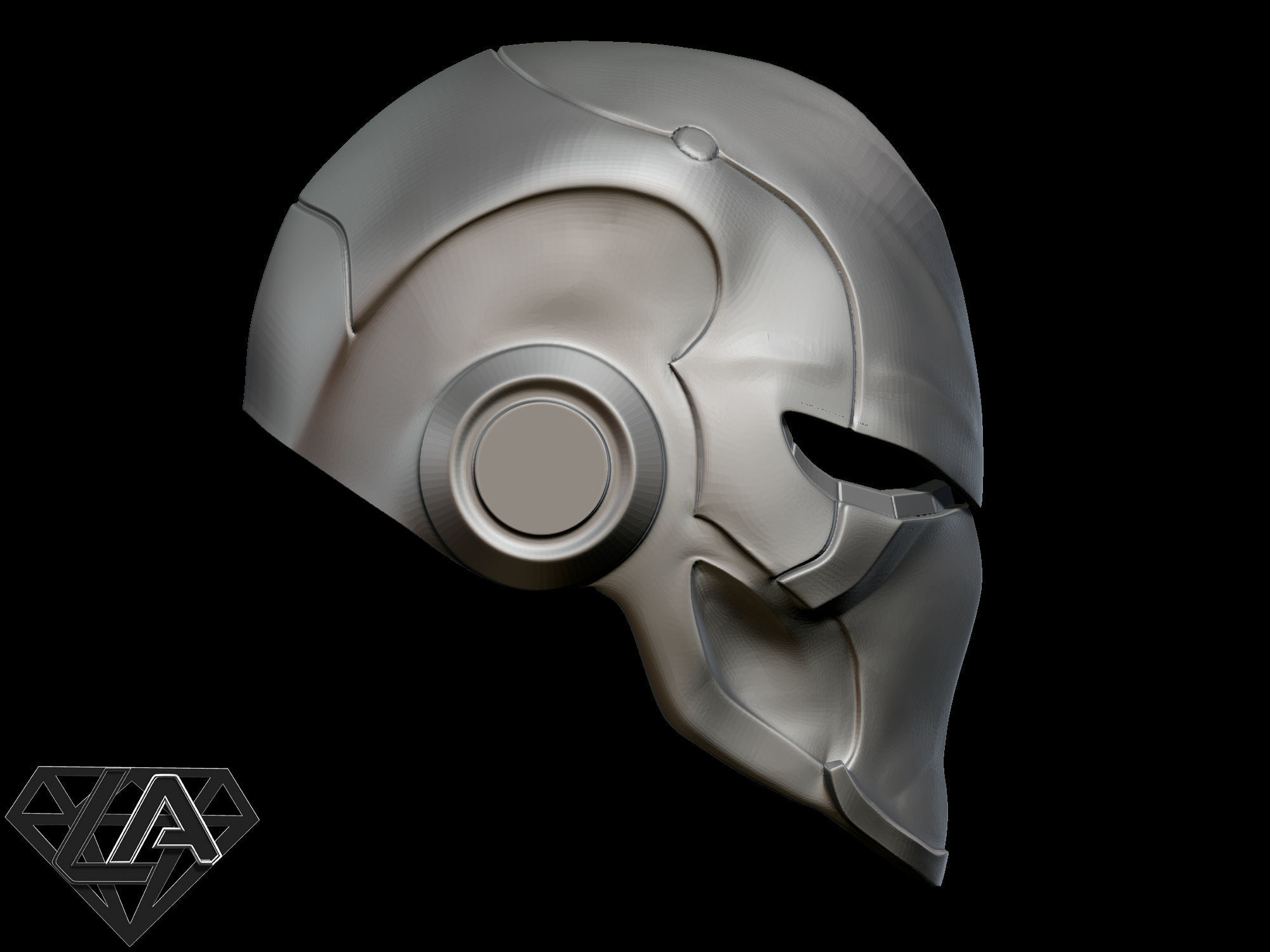 Ronin warrior helmet 3D print model_9