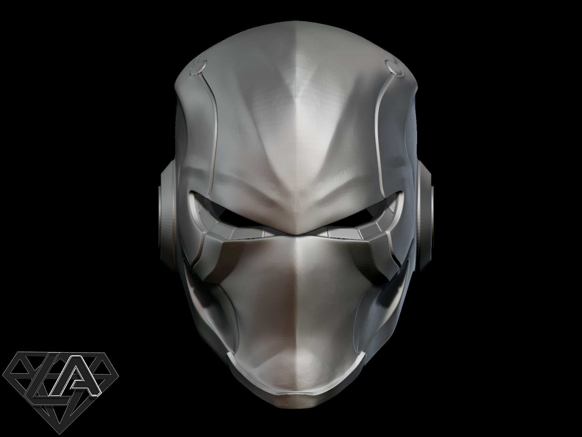 Ronin warrior helmet 3D print model_3