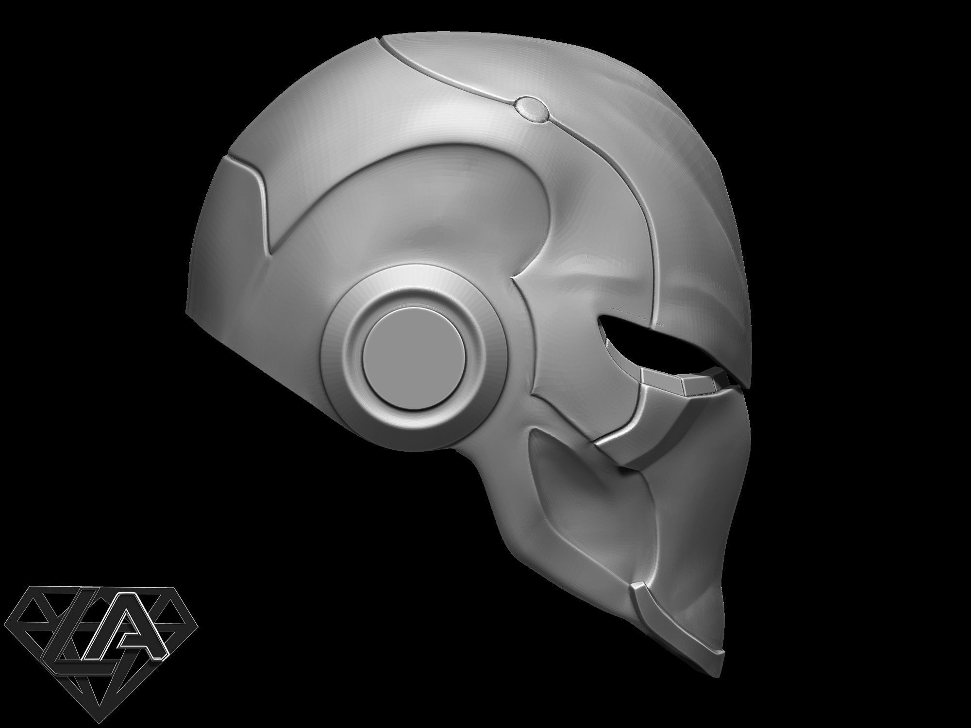 Ronin warrior helmet 3D print model_8