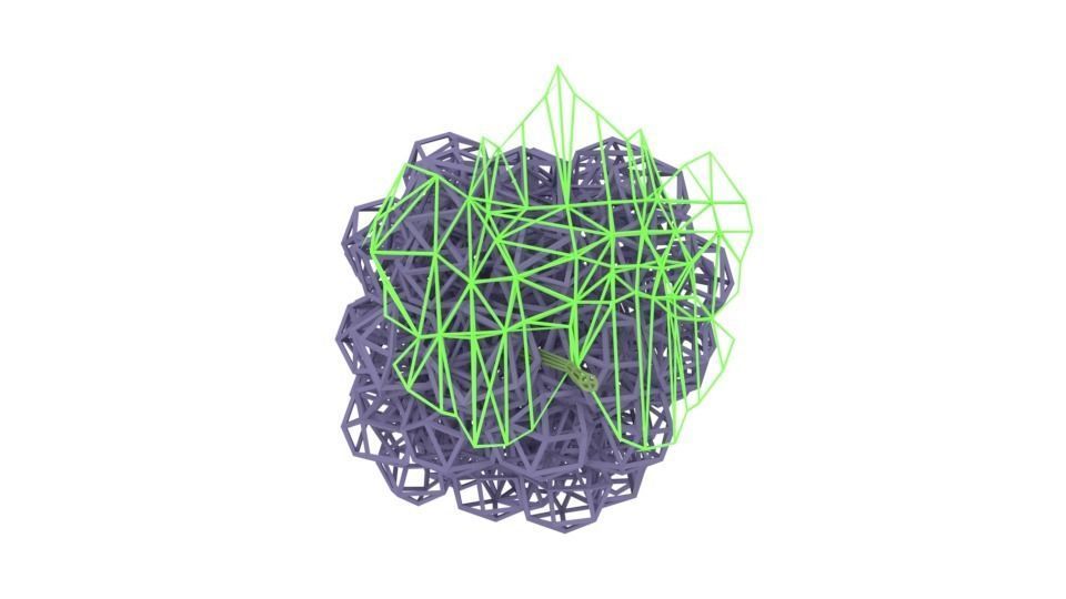 Low Poly Cartoon Grape Low-poly 3D model_17