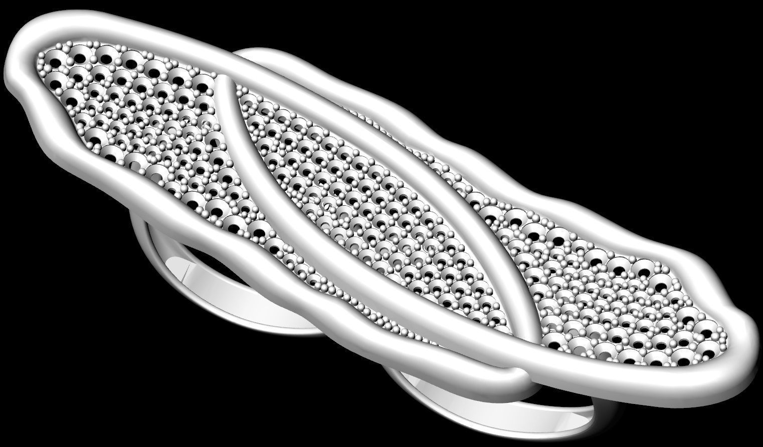 Twist ring 3D print model_1