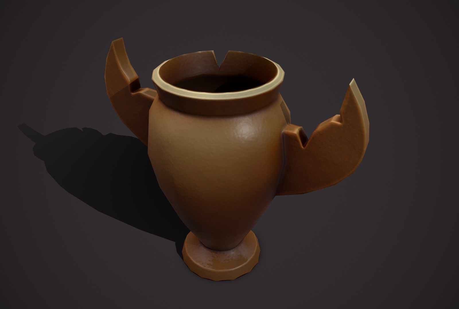 magic pots Low-poly 3D model_23